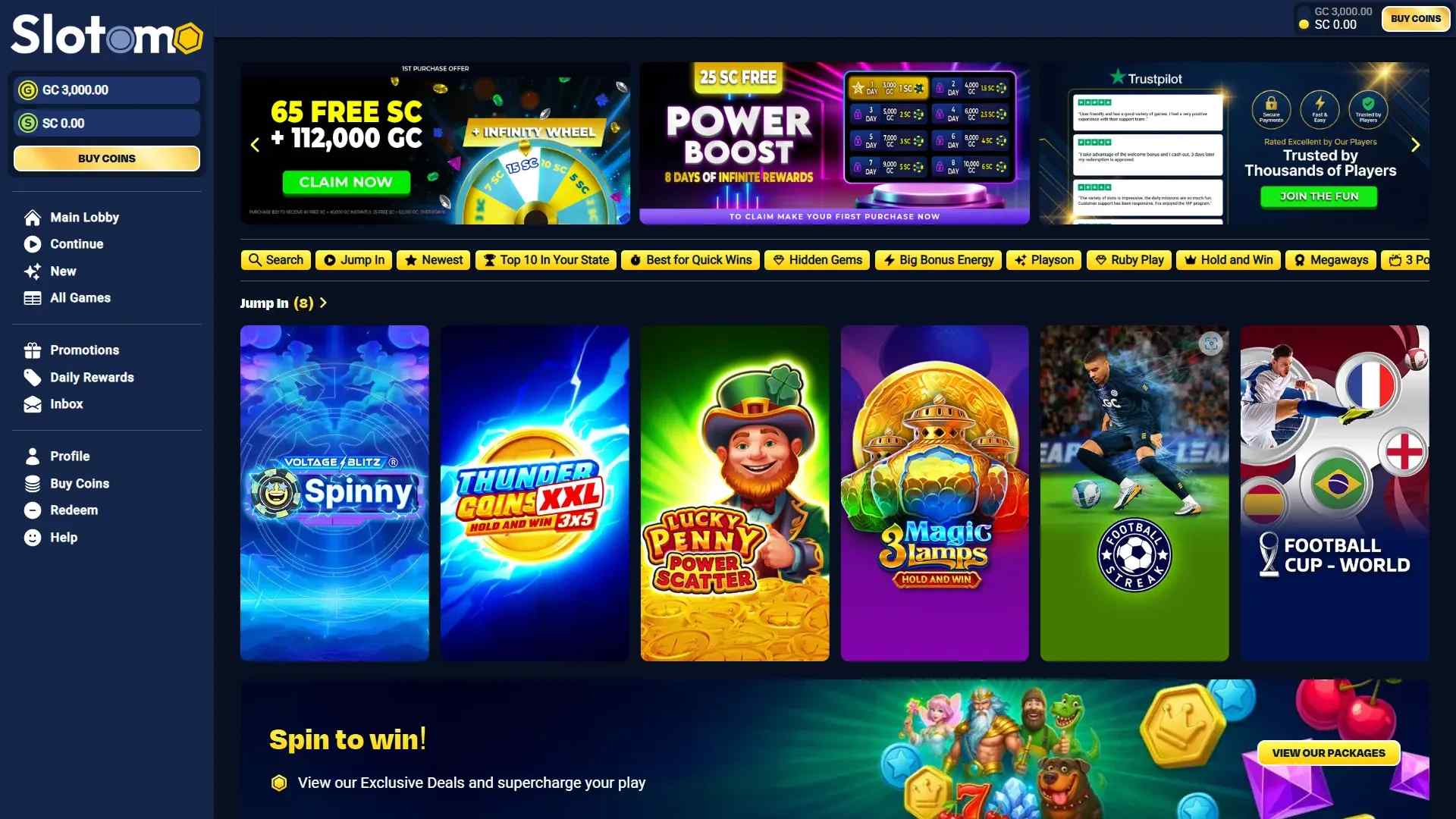 Slotomo slots